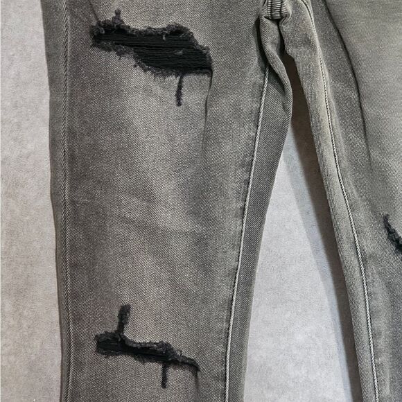 Sandrine Rose x Free People Slim Denim Distressed Jeans Size 24 - Picture 3 of 5